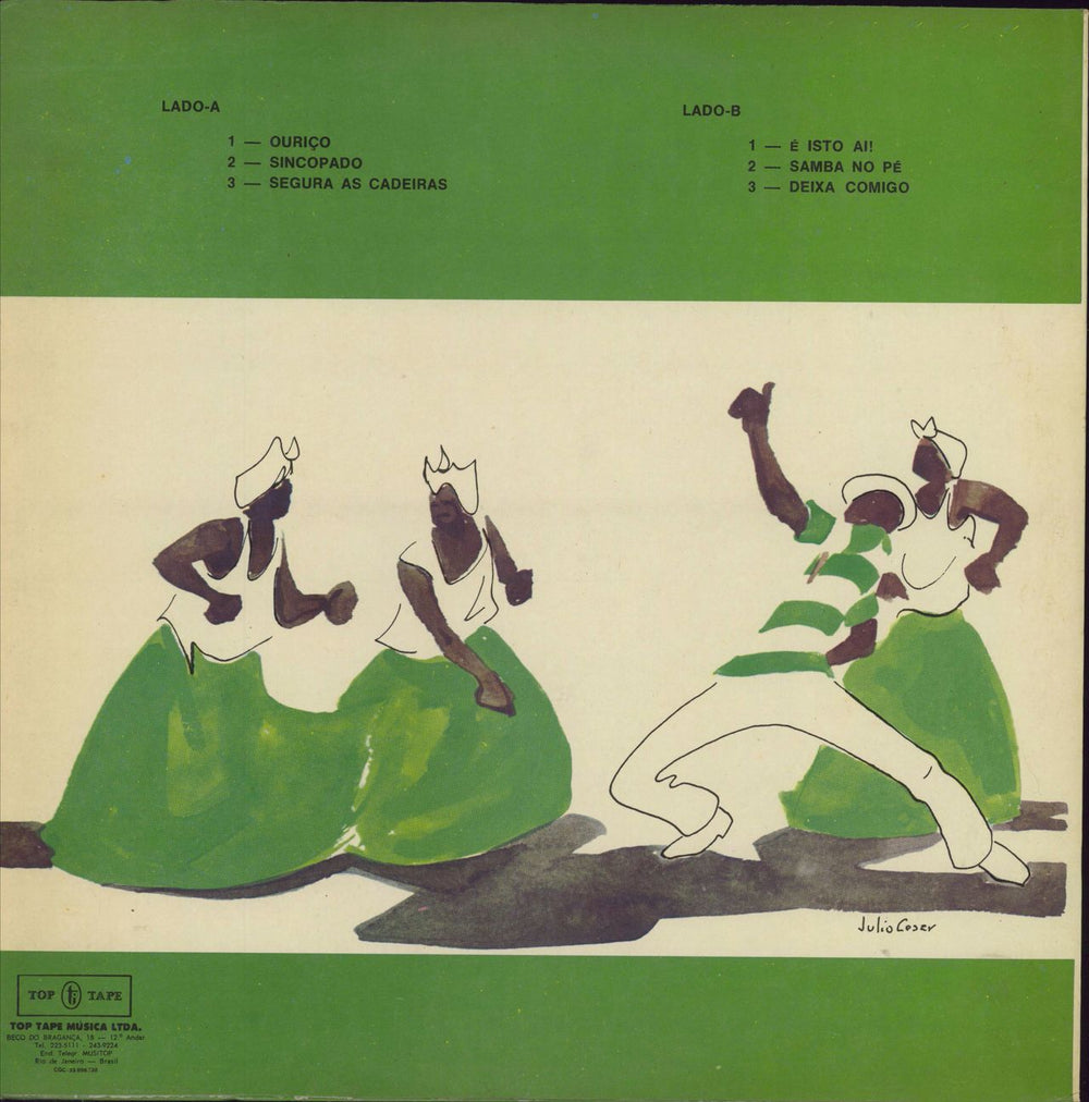 Various-World Music Bateria Nota 10 - Vol. II Brazilian vinyl LP album (LP record)