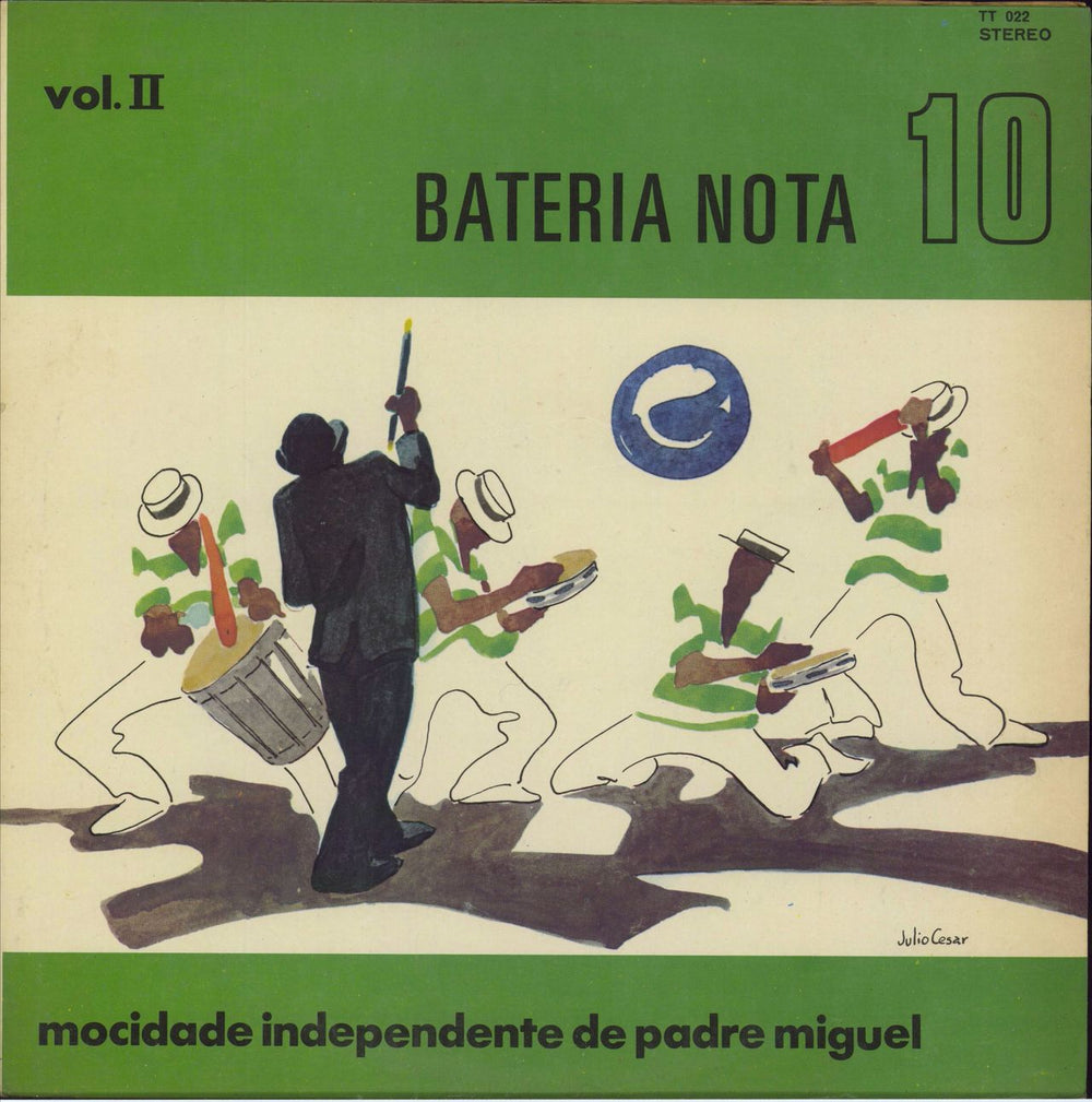 Various-World Music Bateria Nota 10 - Vol. II Brazilian vinyl LP album (LP record) TT022