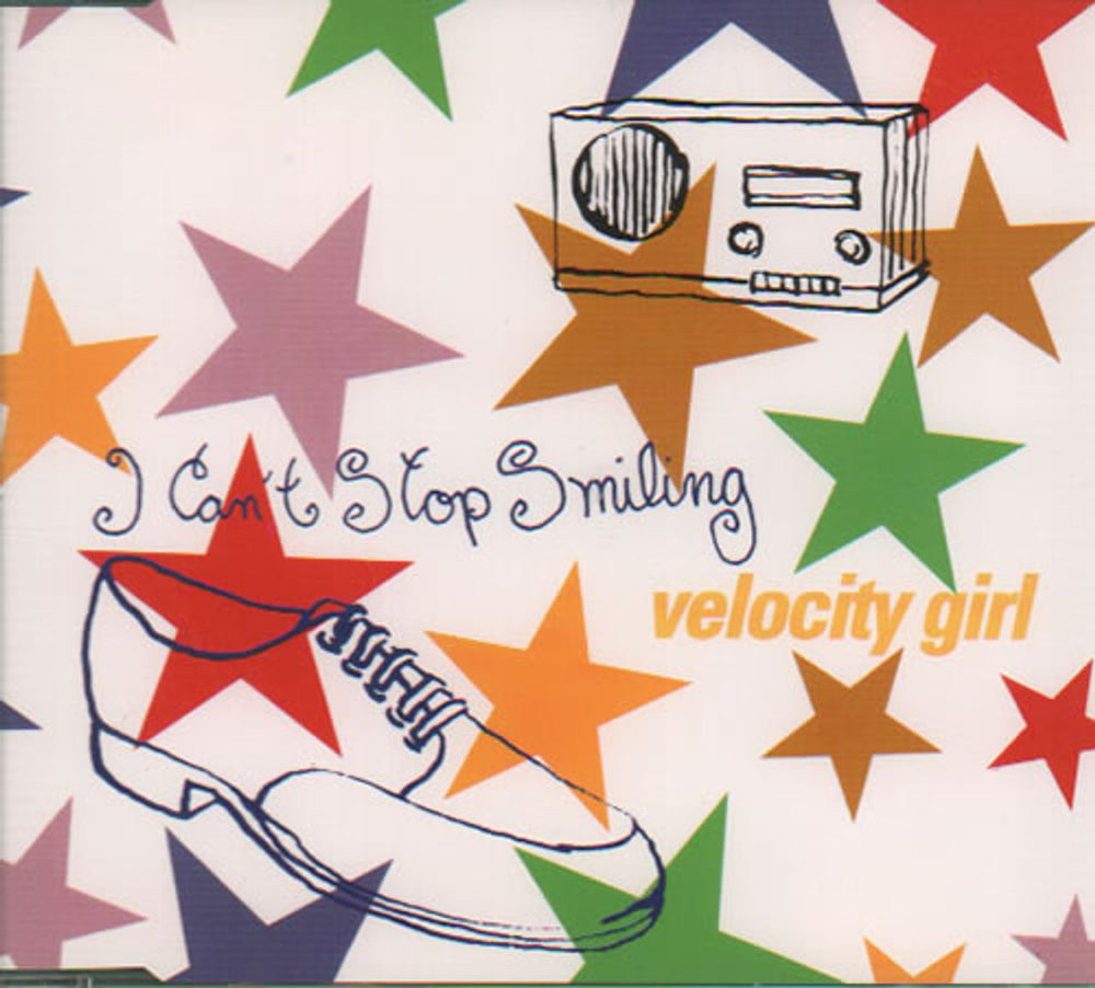 Velocity Girl I Can't Stop Smiling German CD single (CD5 / 5") SPCD 130/322