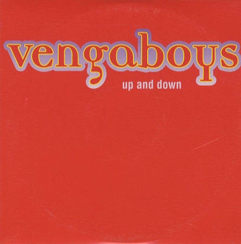 Vengaboys Up & Down UK Promo CD single (CD5 / 5") CDTIVDJ105