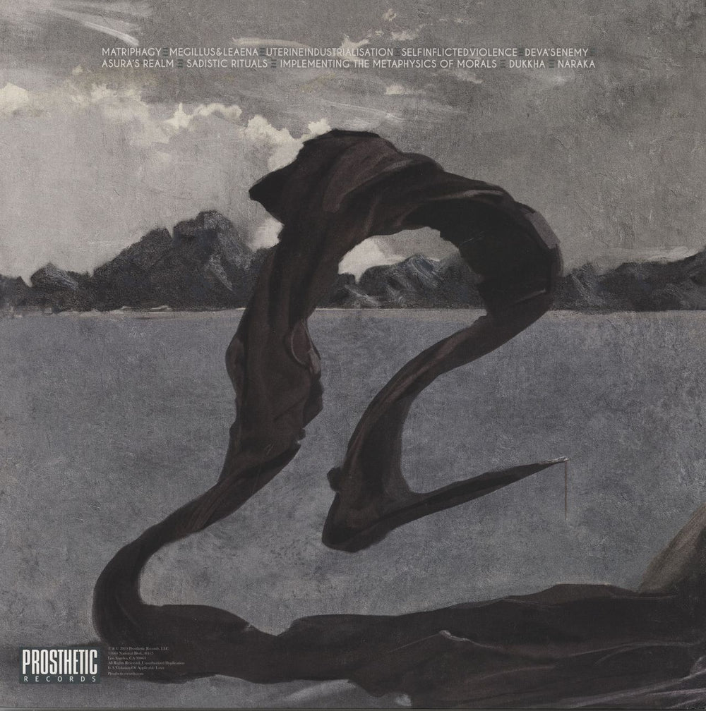 Venom Prison Samsara - Grey Stone With Black Swirl German vinyl LP album (LP record)