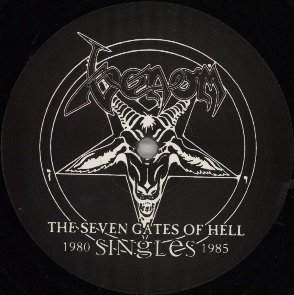 Venom The Seven Gates Of Hell - Singles 1980-1985 UK 2-LP vinyl record set (Double LP Album) VNM2LTH817556