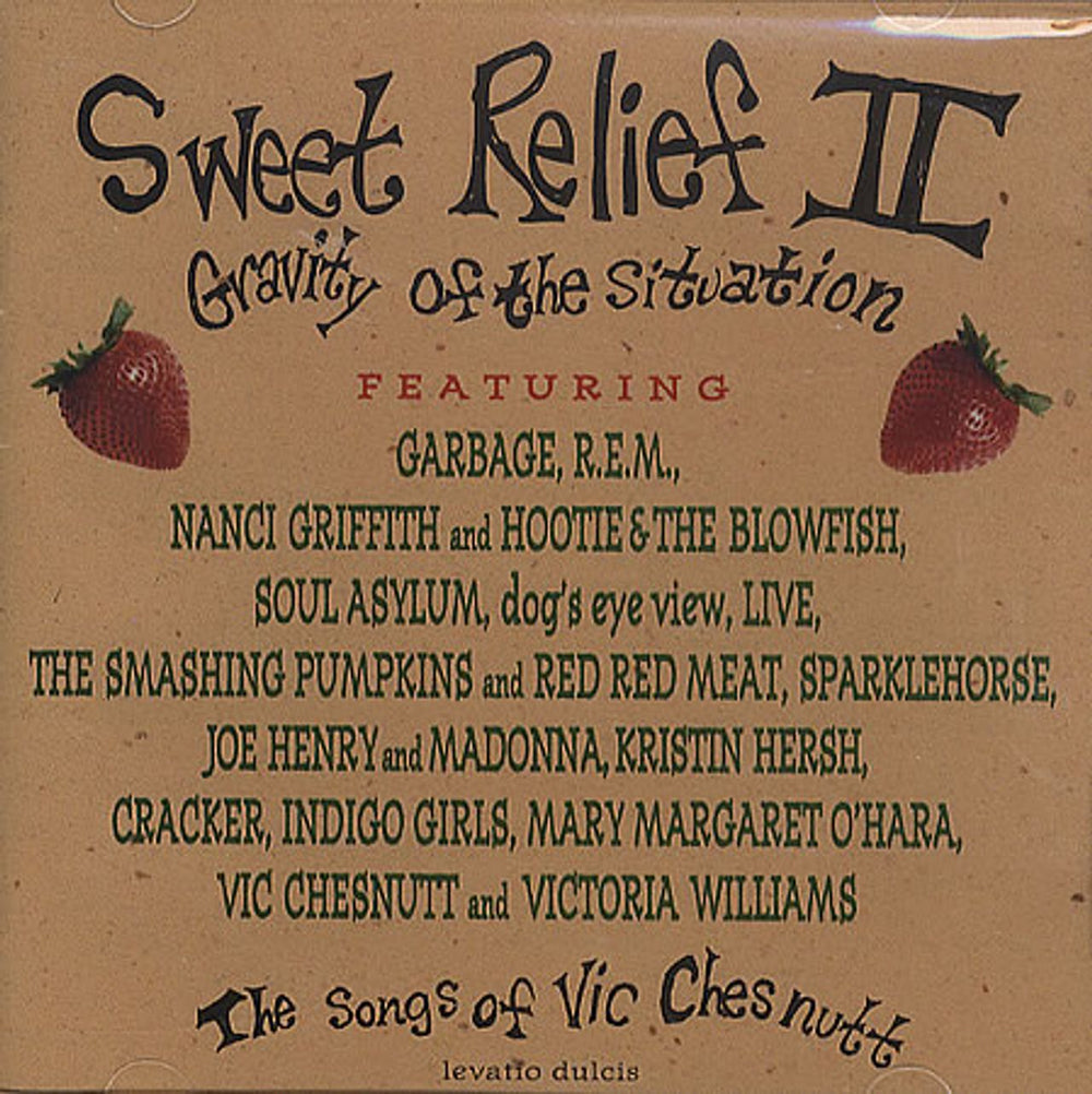 Vic Chesnutt Sweet Relief II: Gravity Of The  Situation US CD album (CDLP) CK67573