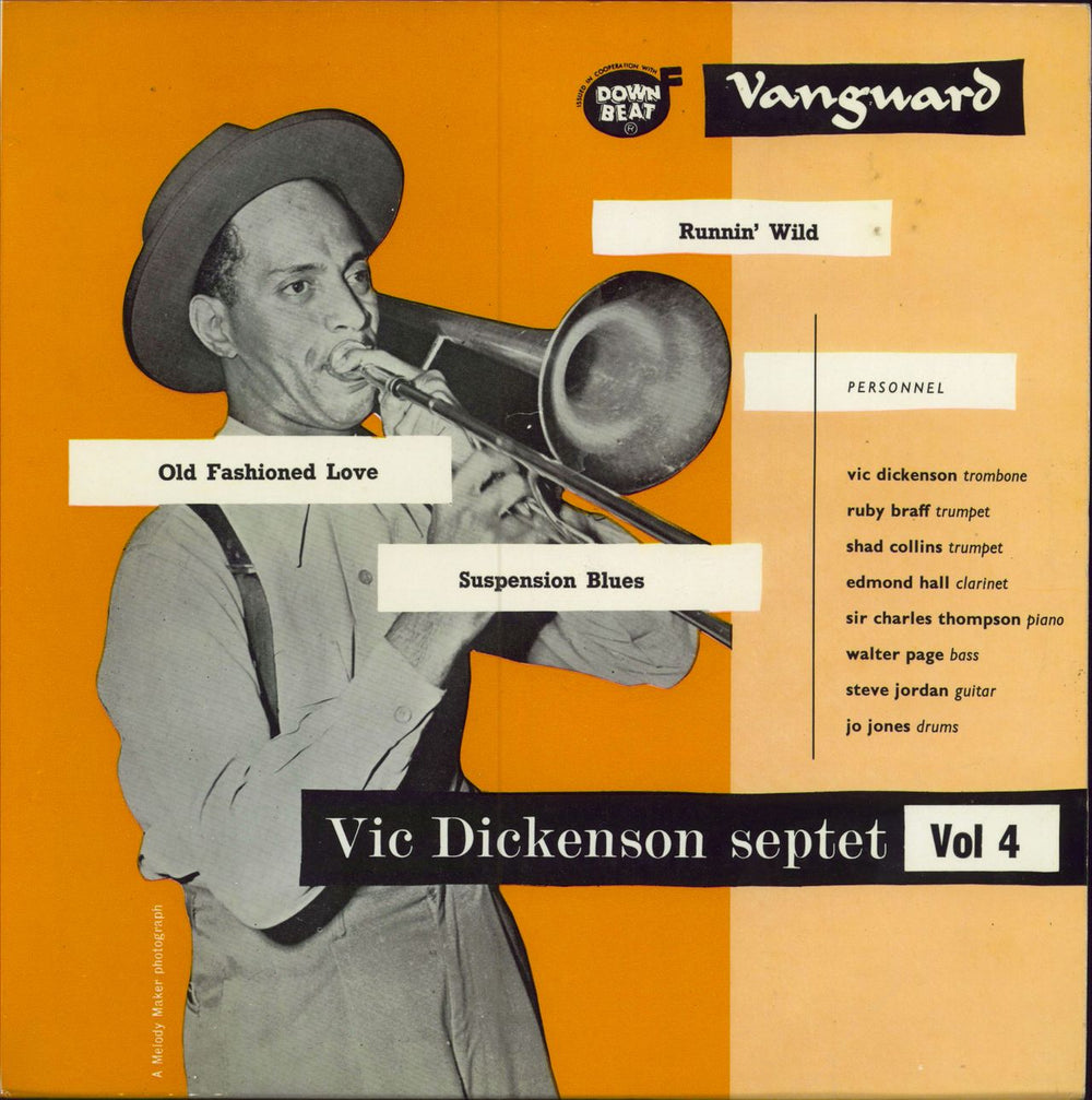 Vic Dickenson Jazz Me Blues UK 10" vinyl single (10 inch record) PPT12019