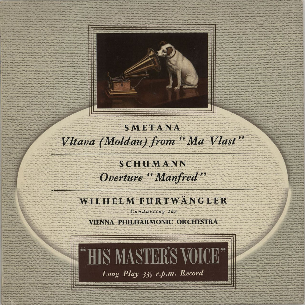 Vienna Philharmonic Orchestra Smetana: Vltava (Moldau) from "Ma Vlast" / Schumann: Overture "Manfred" UK 10" vinyl single (10 inch record) BLP1009