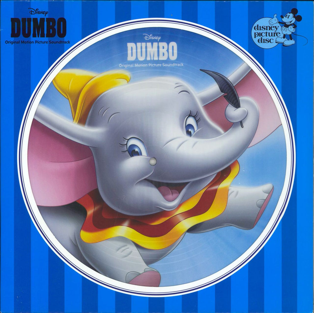 Walt Disney Dumbo UK picture disc LP (vinyl picture disc album) 00050087405564