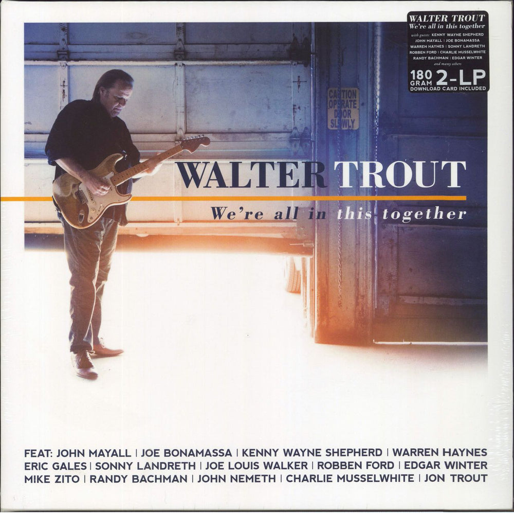 Walter Trout Band We're All In This Together - 180gm UK 2-LP vinyl record set (Double LP Album) PRD75281