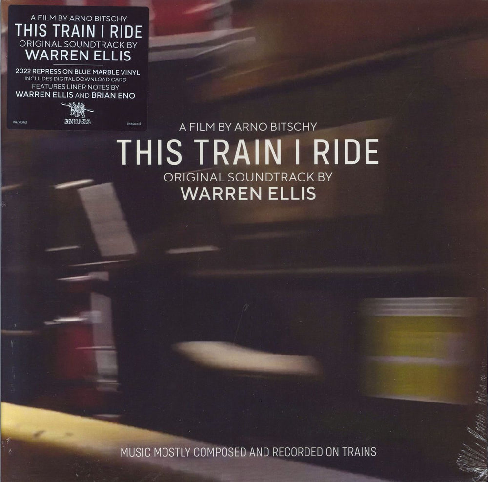 Warren Ellis This Train I Ride - Blue Marbled Vinyl - Sealed UK vinyl LP album (LP record) INV230LPALT