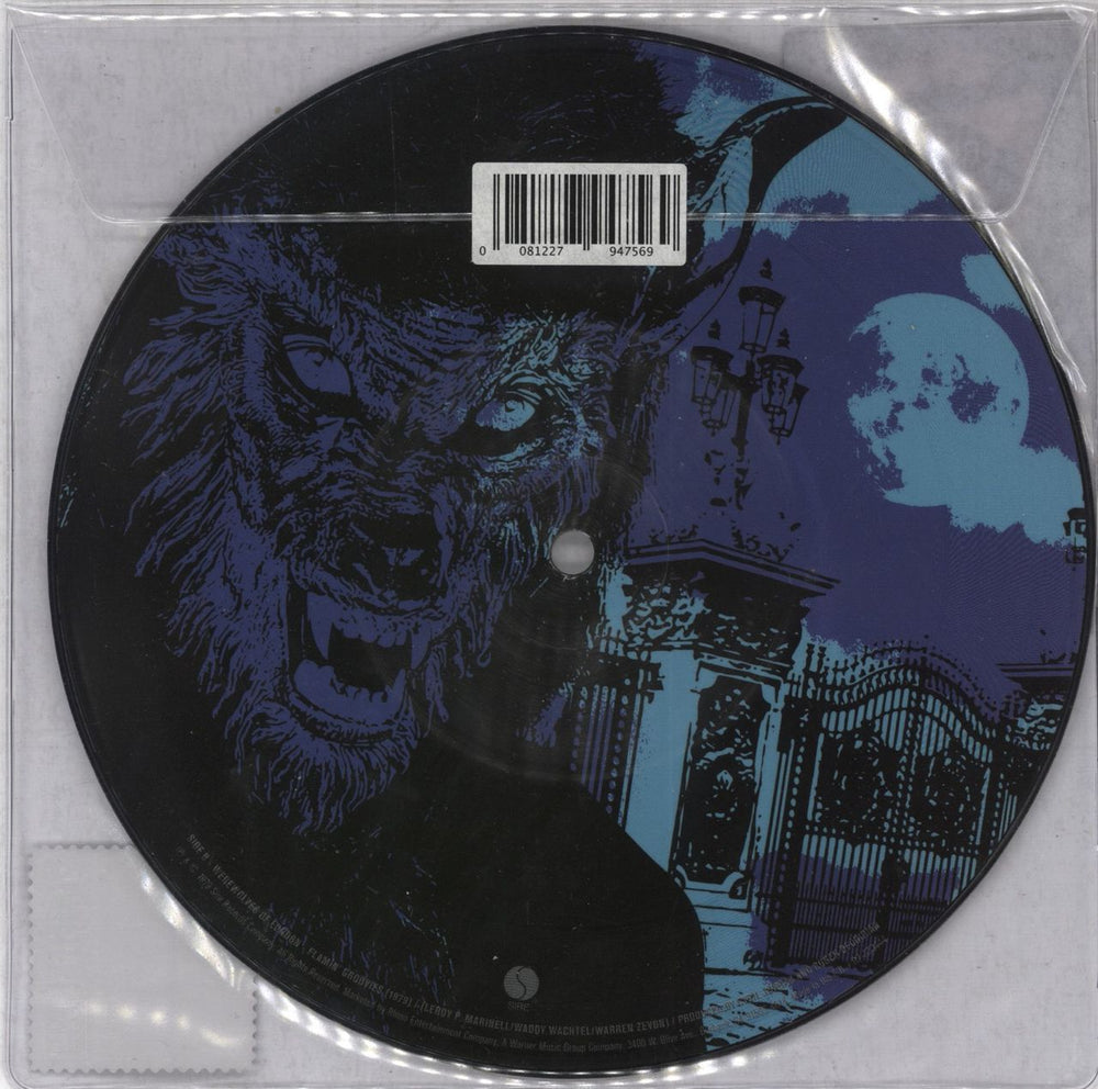 Warren Zevon Werewolves Of London - RSD16 US 7" vinyl picture disc (7 inch picture disc single)