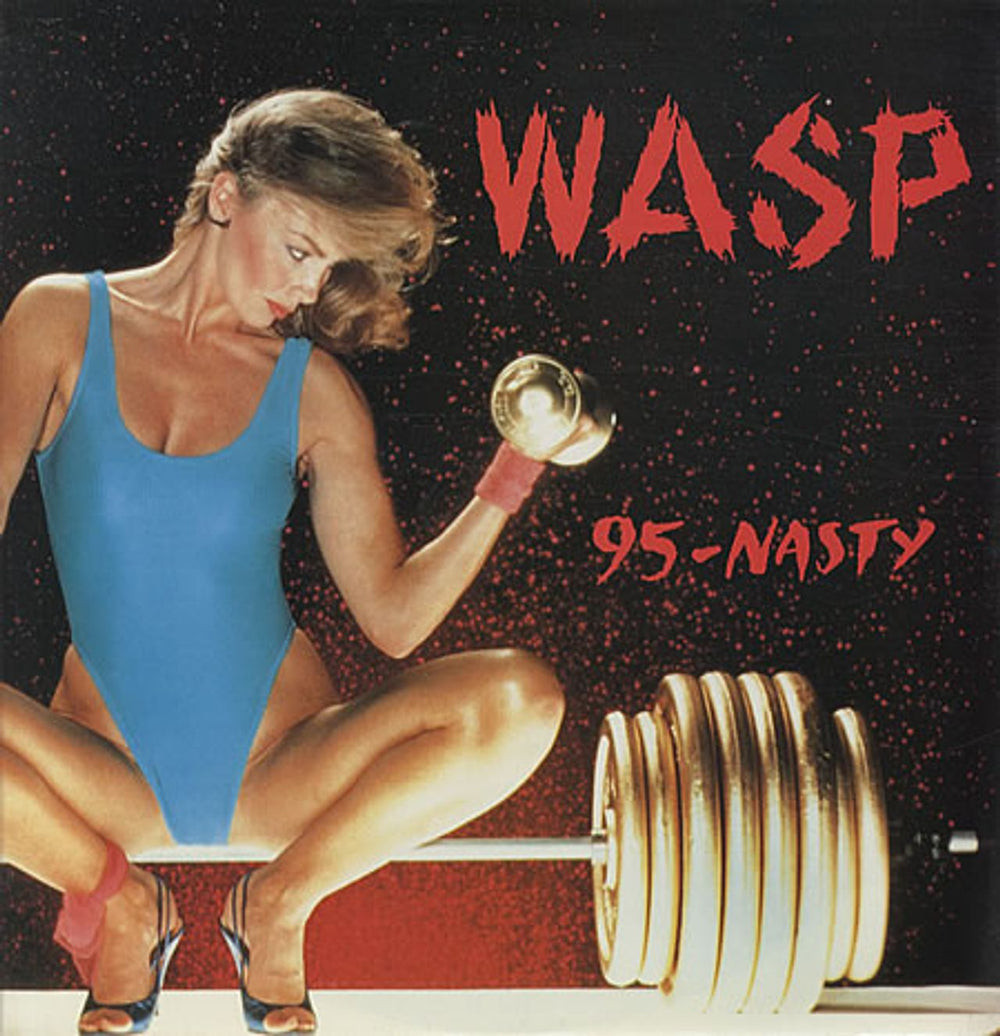 WASP 95-Nasty UK 12" vinyl single (12 inch record / Maxi-single) 12CL432