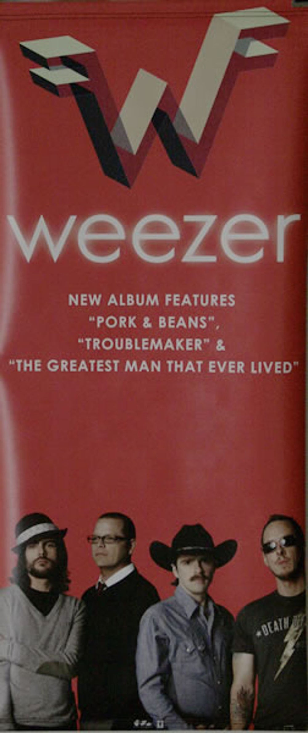 Weezer The Red Album US Promo display DISPLAY