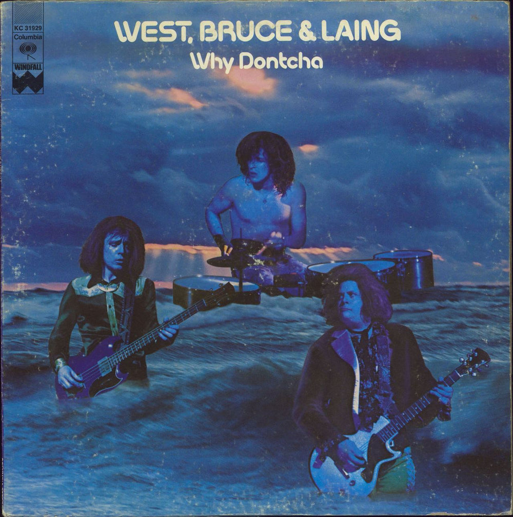 West, Bruce & Laing Why Dontcha US vinyl LP album (LP record) KC31929