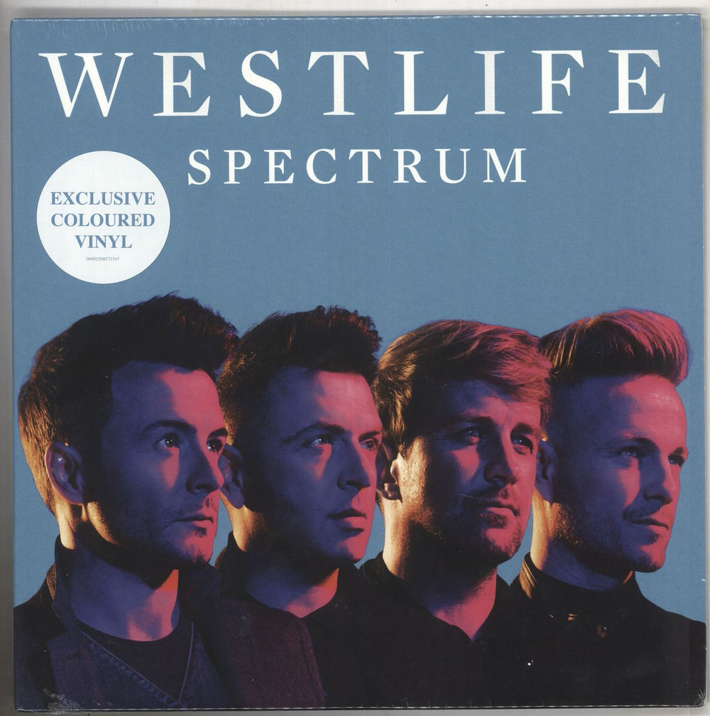 Westlife Spectrum - 180gm Blue Vinyl - Sealed UK vinyl LP album (LP record) VX3219