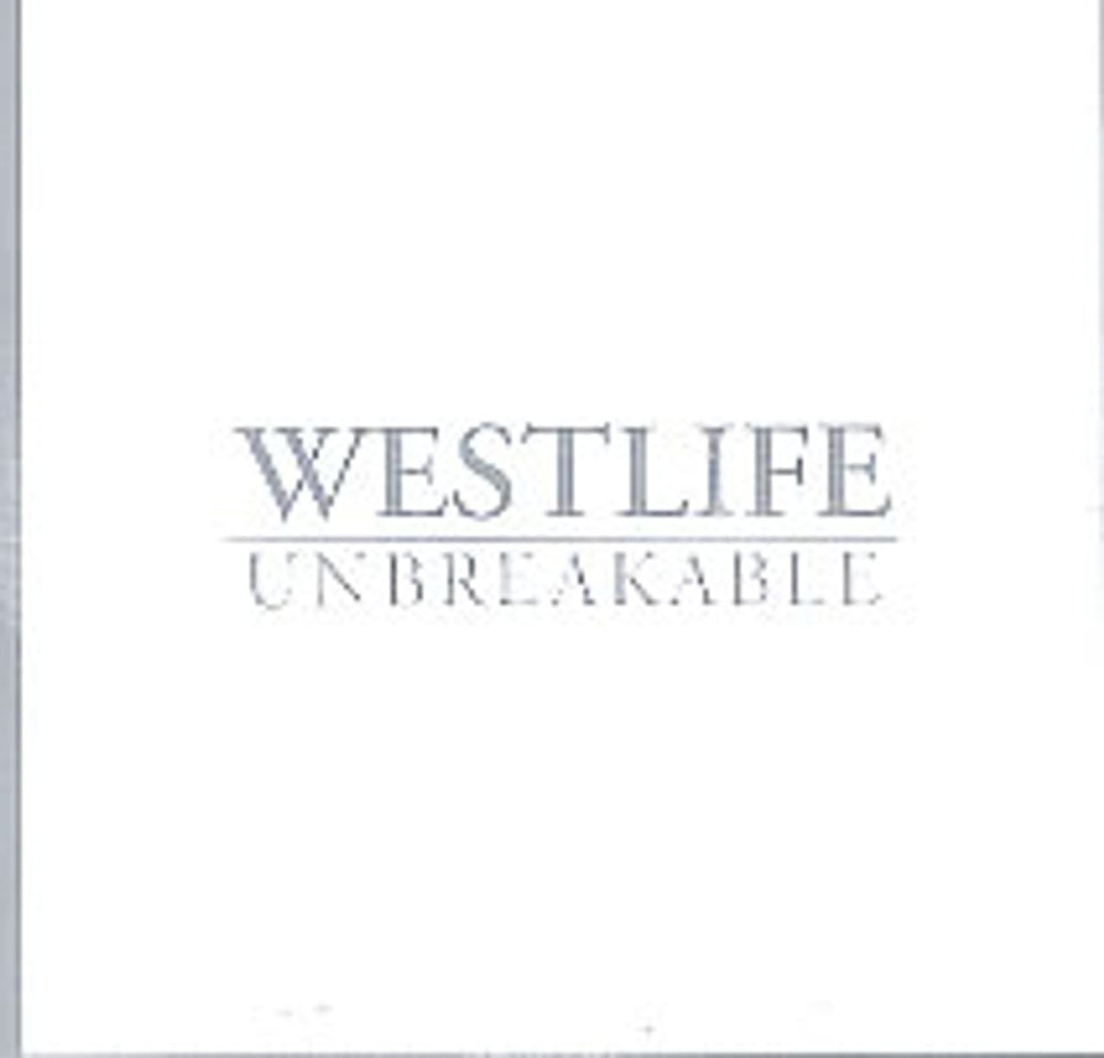 Westlife Unbreakable Mexican Promo CD single (CD5 / 5") CDX2590