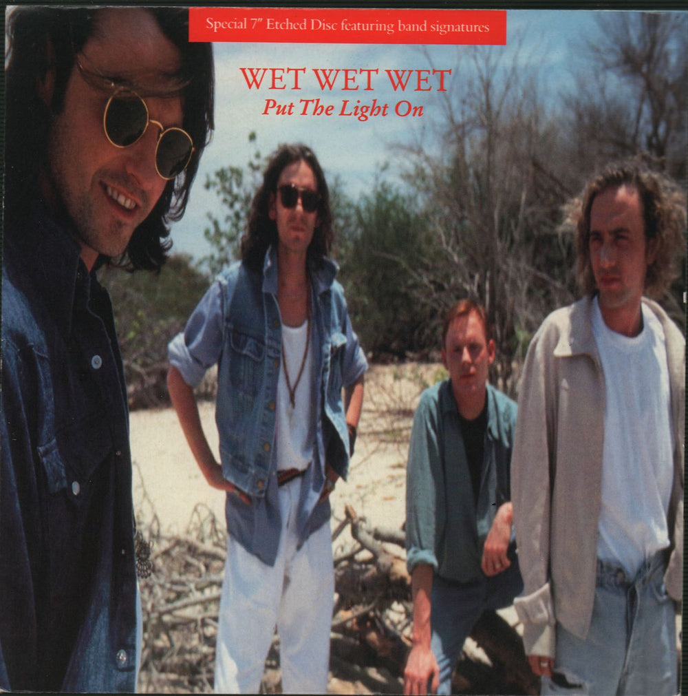 Wet Wet Wet Put The Light On UK 7" vinyl single (7 inch record / 45) JEWEL16