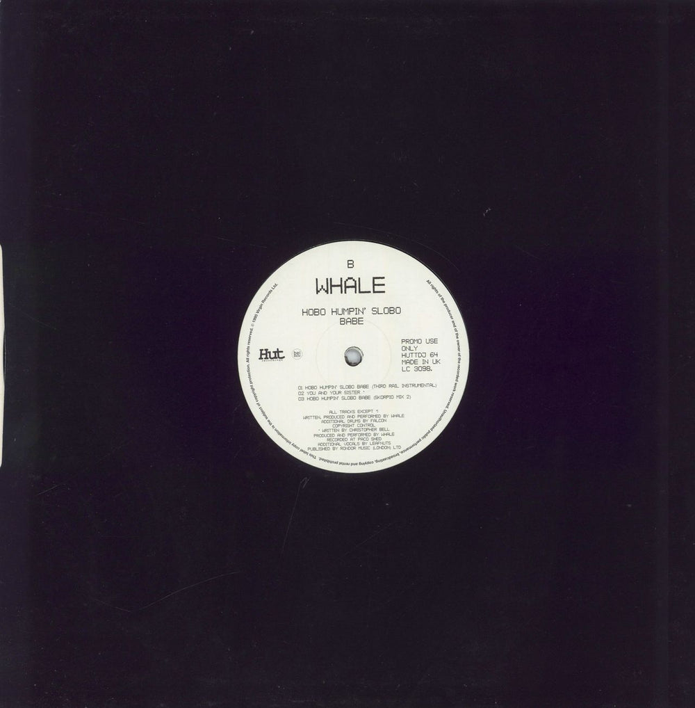 Whale Hobo Humpin' Slobo Babe - Promo UK Promo 12" vinyl single (12 inch record / Maxi-single)