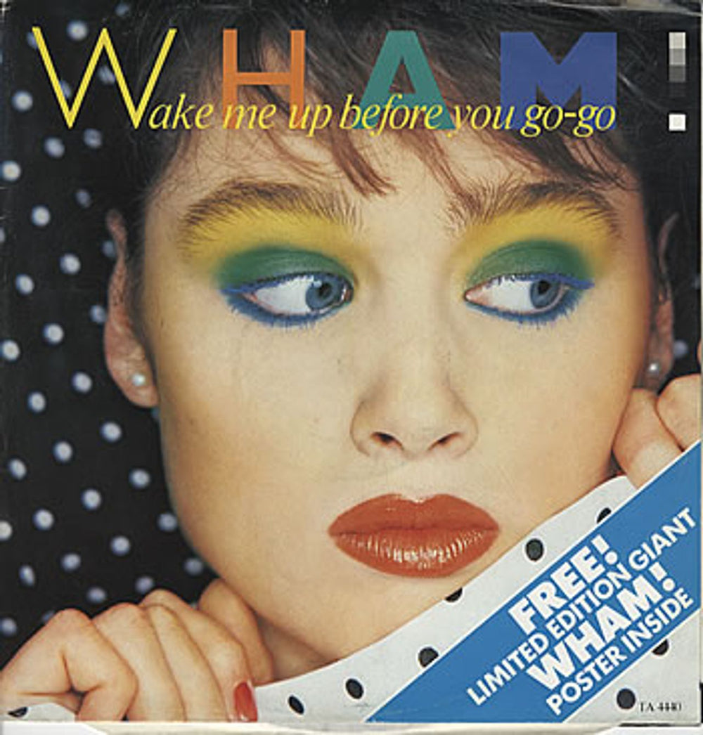 Wham Wake Me Up - Poster Sleeve UK 12" vinyl single (12 inch record / Maxi-single) TA4440