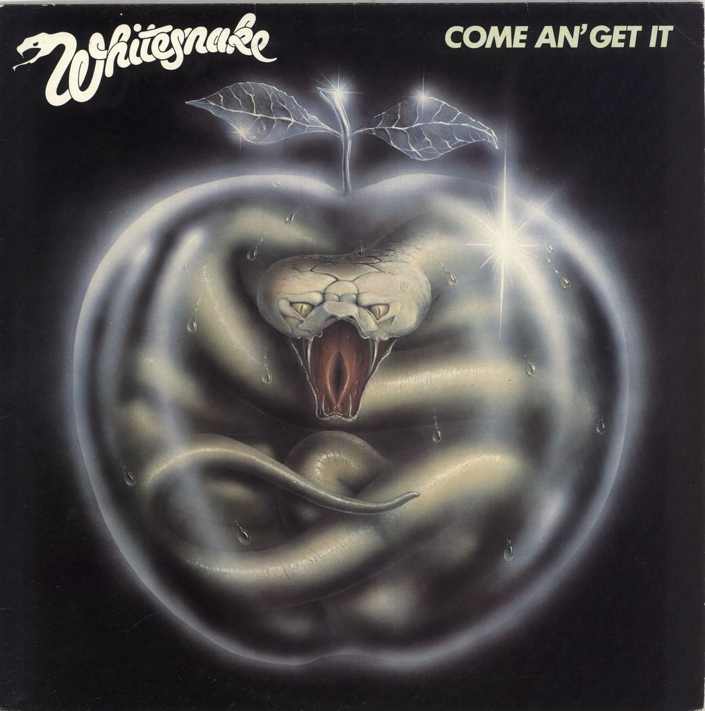 Whitesnake Come An' Get It + Merchandise insert UK vinyl LP album (LP record) LBG30327