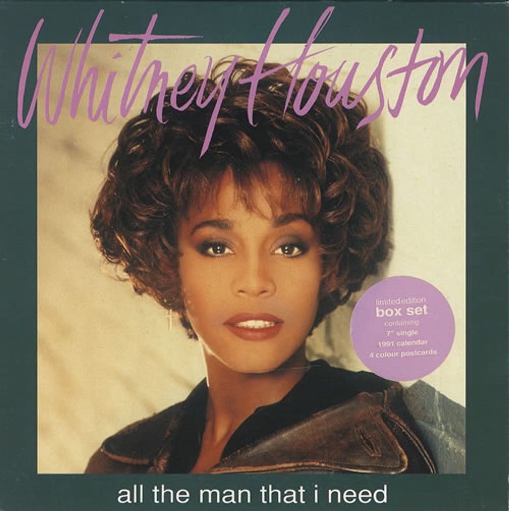 Whitney Houston All The Man That I Need - Box UK box set 113981