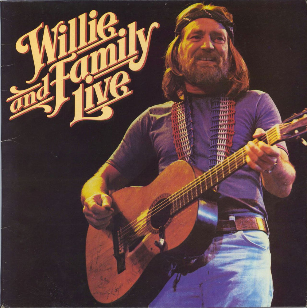 Willie Nelson Willie And Family Live UK 2-LP vinyl record set (Double LP Album) 88333