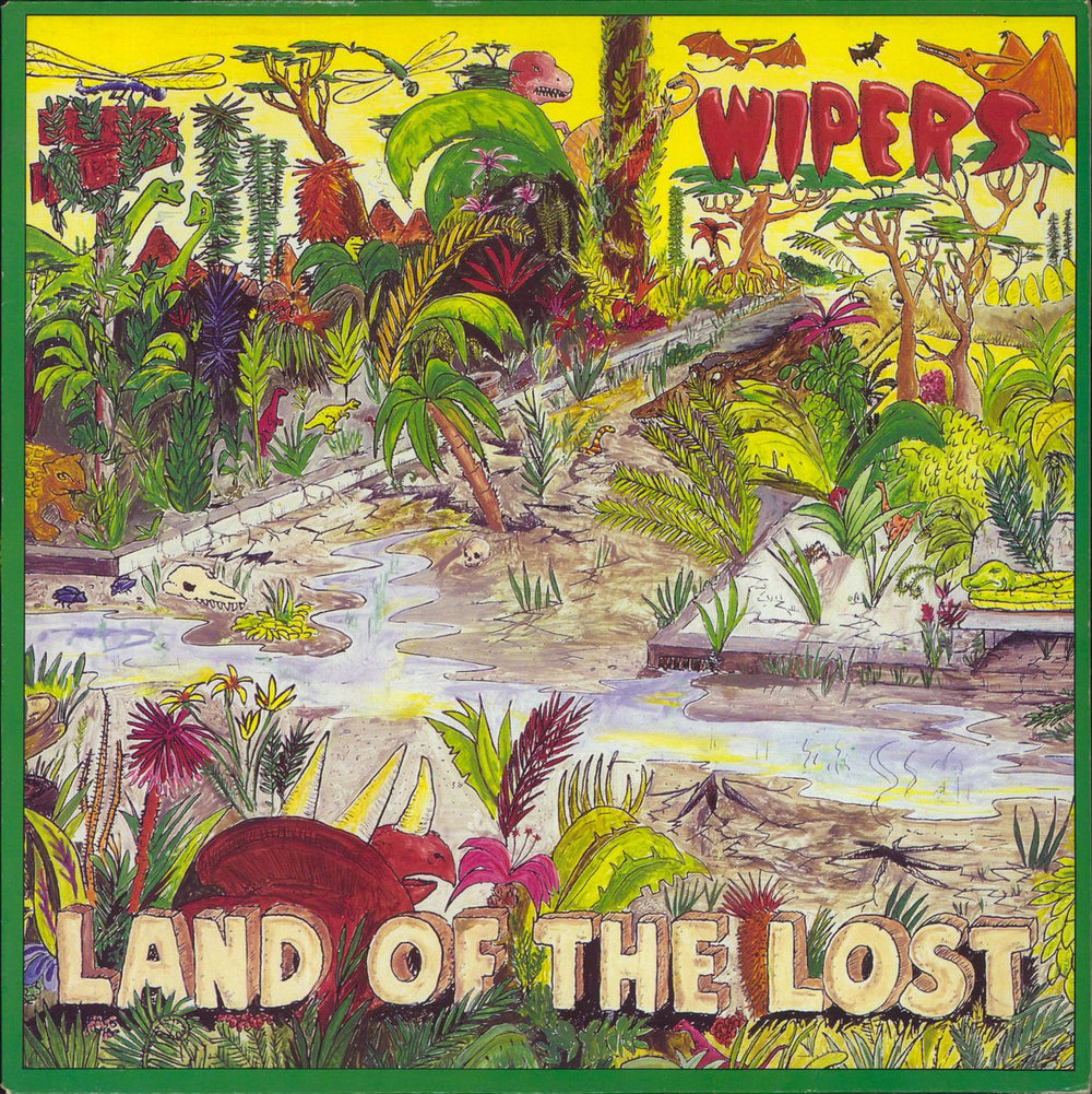 Wipers Land Of The Lost - 1st UK vinyl LP album (LP record) 2094-1