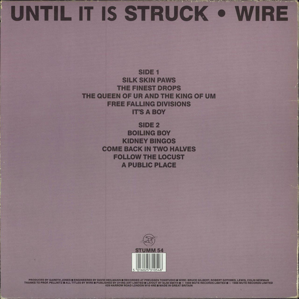 Wire A Bell Is A Cup Italian vinyl LP album (LP record) 5016025310548