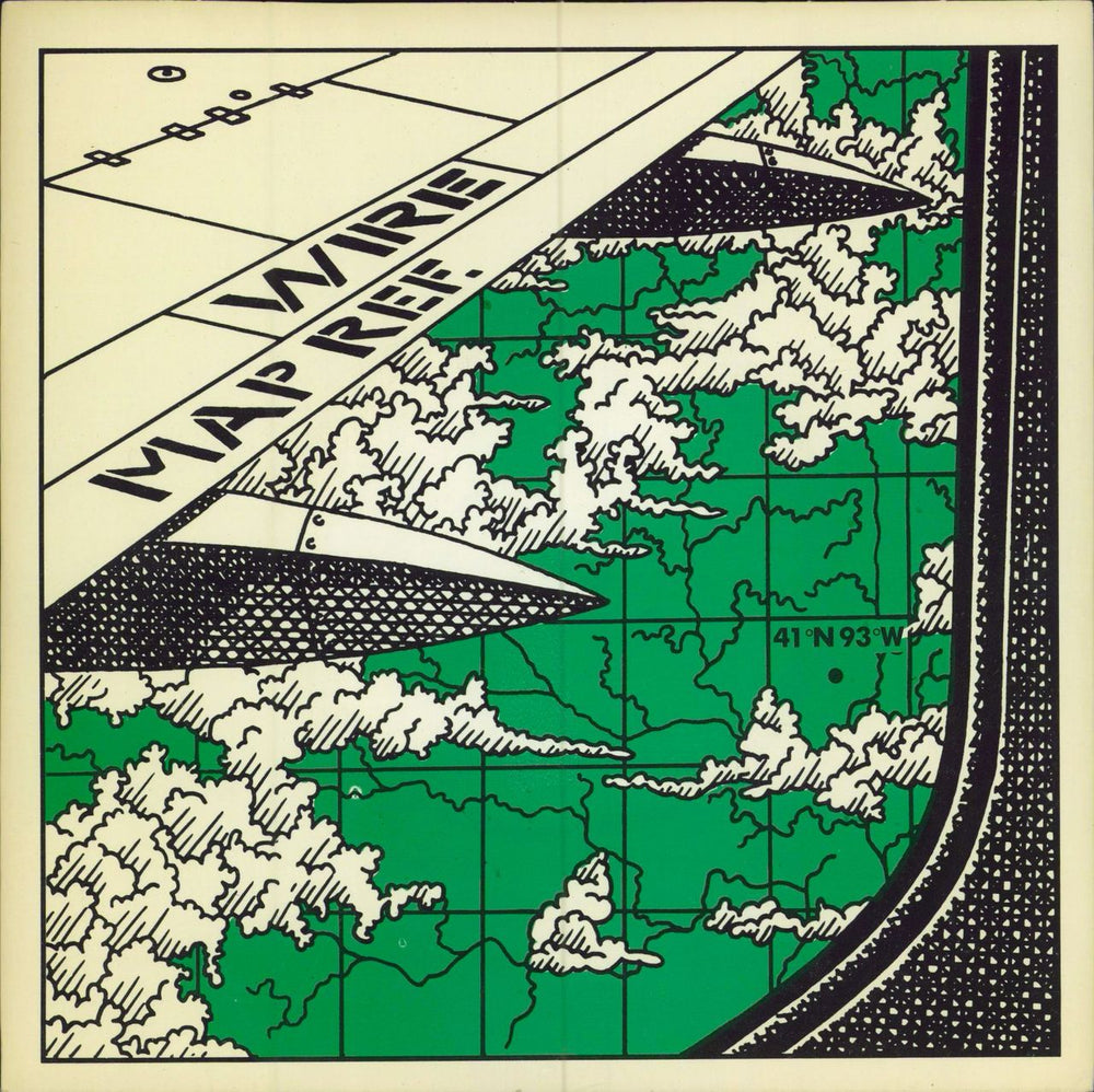 Wire Map Ref. 41°N 93°W - Factory sample UK 7" vinyl single (7 inch record / 45) HAR5192