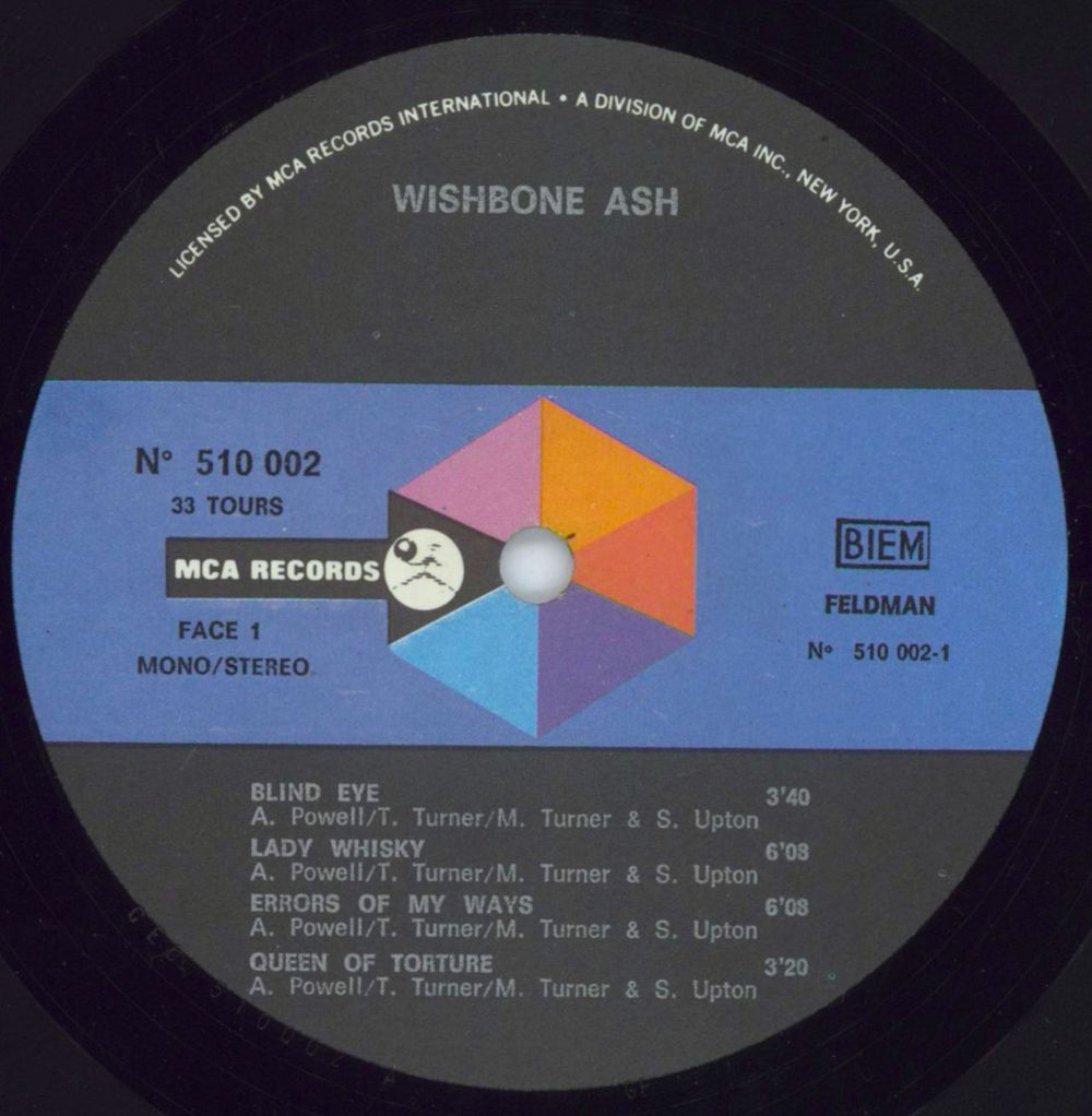 Wishbone Ash Wishbone Ash - 1st - VG French vinyl LP album (LP record) WSHLPWI811676