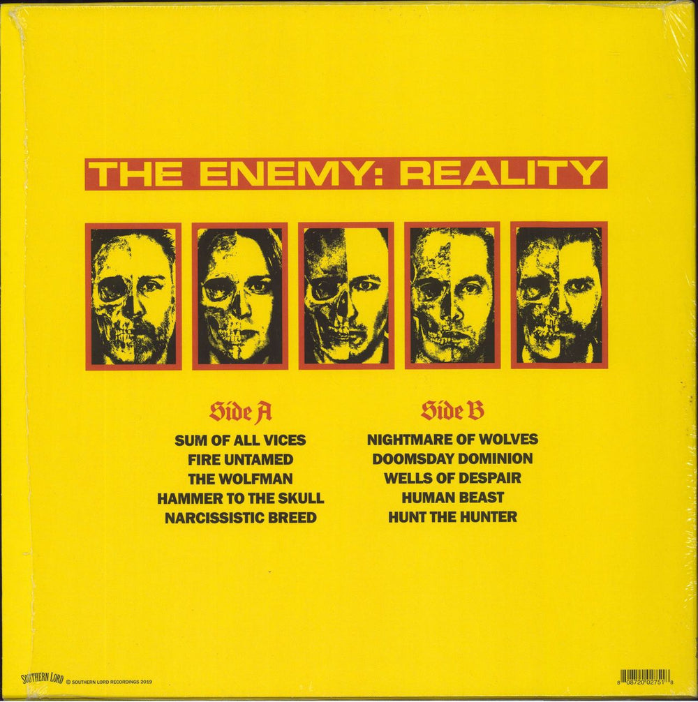 Wolfbrigade The Enemy: Reality US Promo vinyl LP album (LP record) 808720027518