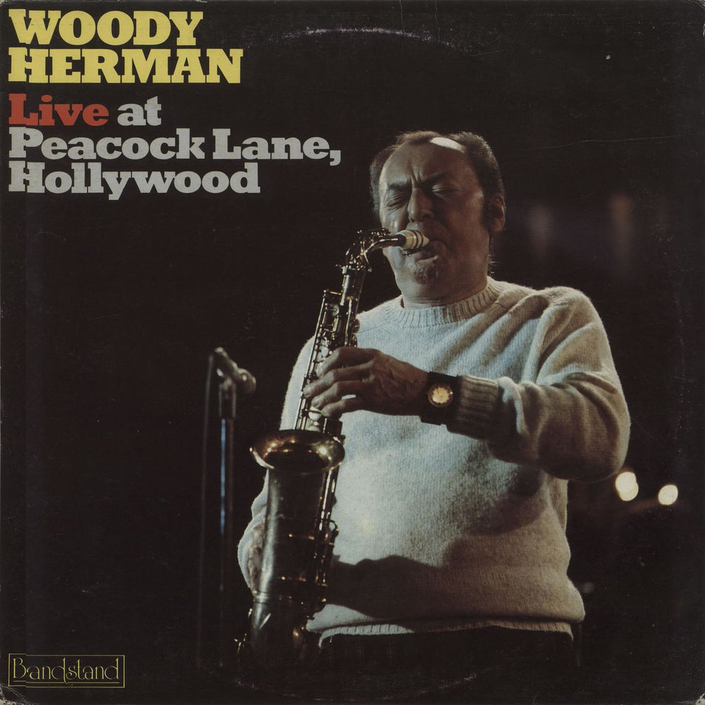 Woody Herman Live At Peacock Lane, Hollywood Italian vinyl LP album (LP record) BDLP1508