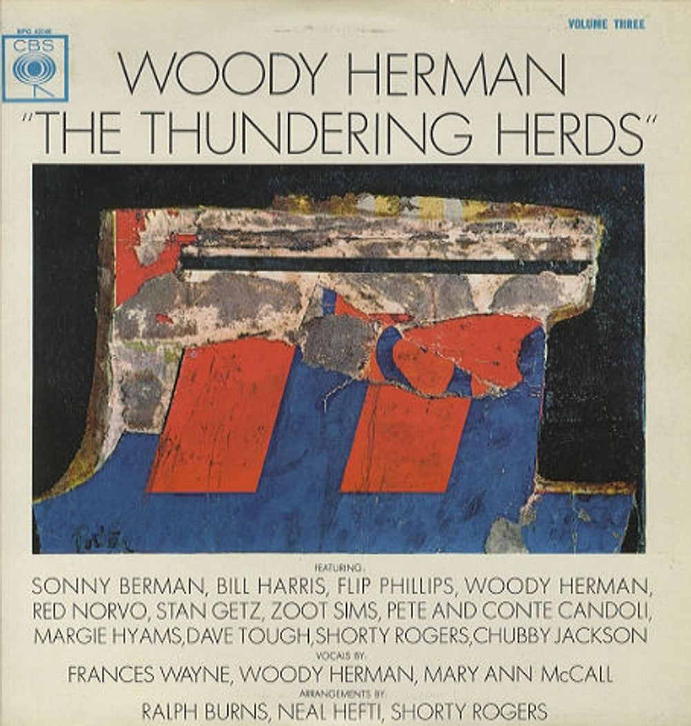 Woody Herman The Thundering Herds Volume 3 UK vinyl LP album (LP record) BPG62160