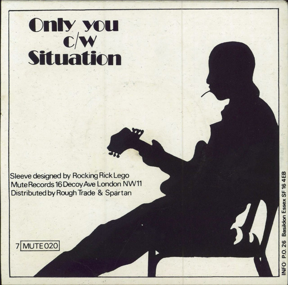 Yazoo Only You - P/S - Inj UK 7" vinyl single (7 inch record / 45)