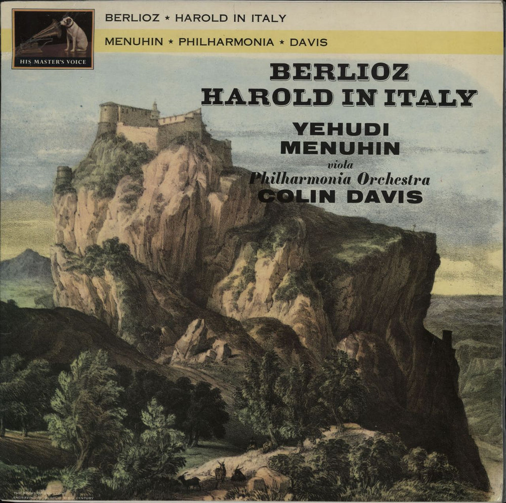 Yehudi Menuhin Berlioz: Harold In Italy - 3rd UK vinyl LP album (LP record) ASD537