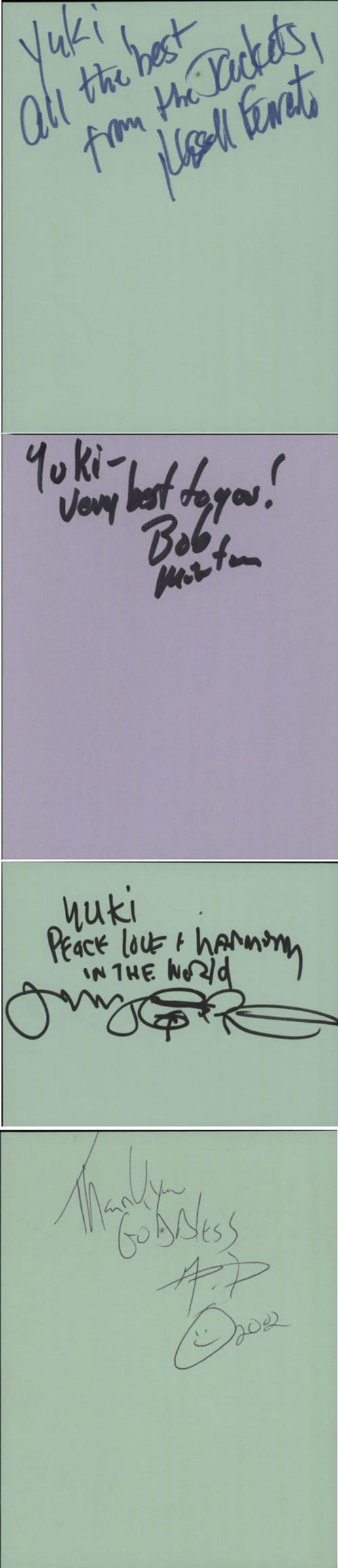 Yellowjackets Pages From An Autograph Book UK memorabilia AUTOGRAPH