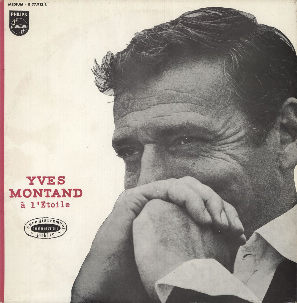 Yves Montand A L'Etoile French vinyl LP album (LP record) B77.912L