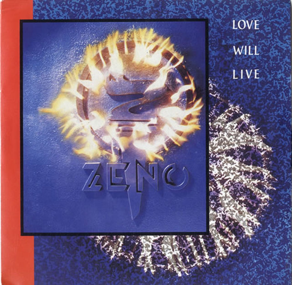 Zeno Love Will Live - Sample Stickered UK Promo 7" vinyl single (7 inch record / 45) EMI5566