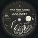 Zoot Money Your Feets Too Big UK 7" vinyl single (7 inch record / 45) MACH3.S